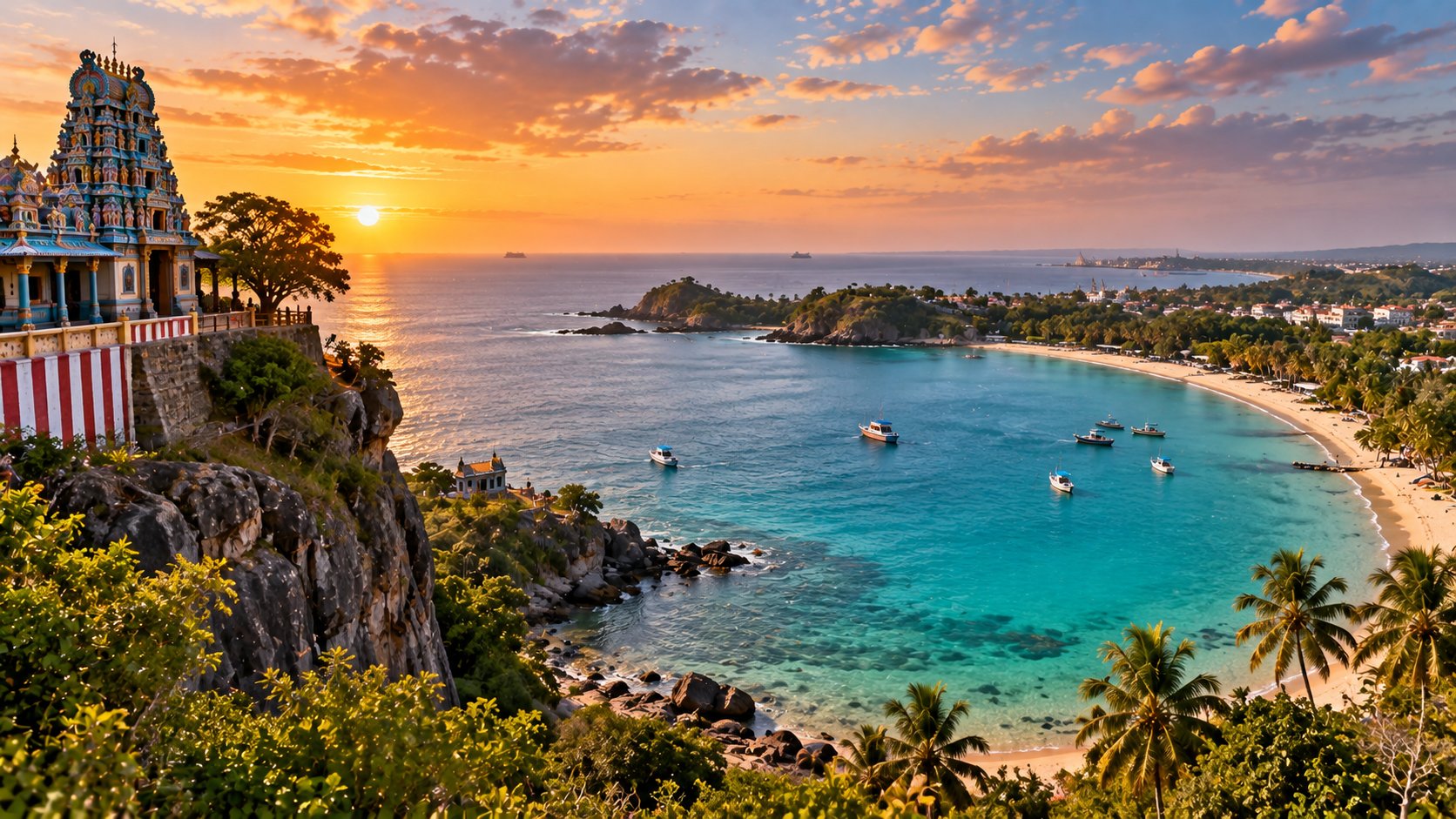 Marble Beach & Trincomalee Coastal Adventure