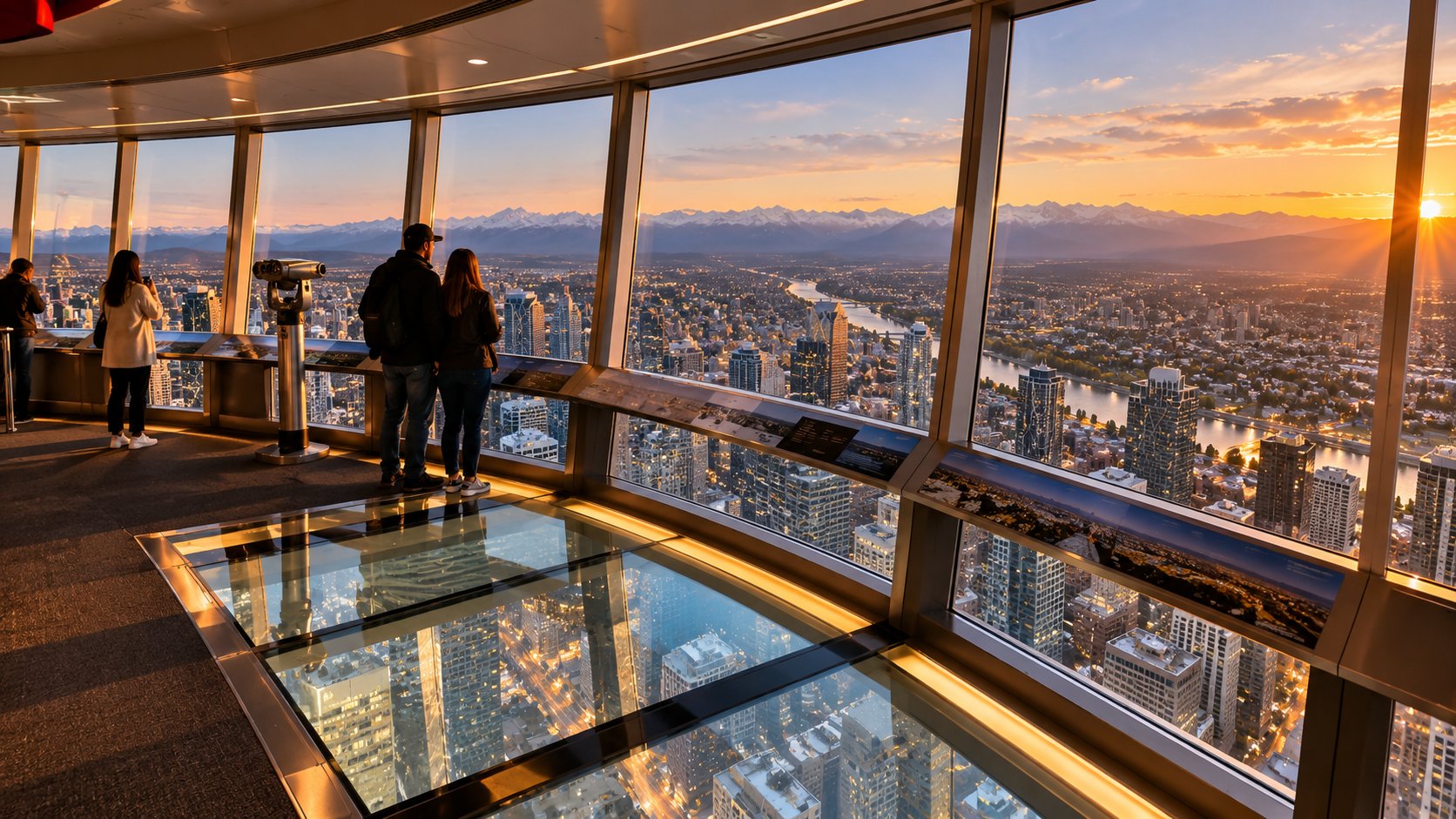 Calgary Tower, Calgary/Canada: A Glass-Floor Moment Above the Heart of the City - Travel Story
