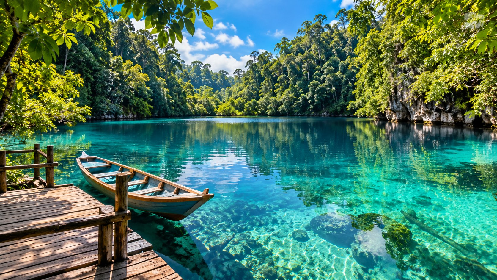 Danau Labuan Cermin, Berau, Indonesia: Where Two Waters Meet in a Hidden Mirror - Travel Story