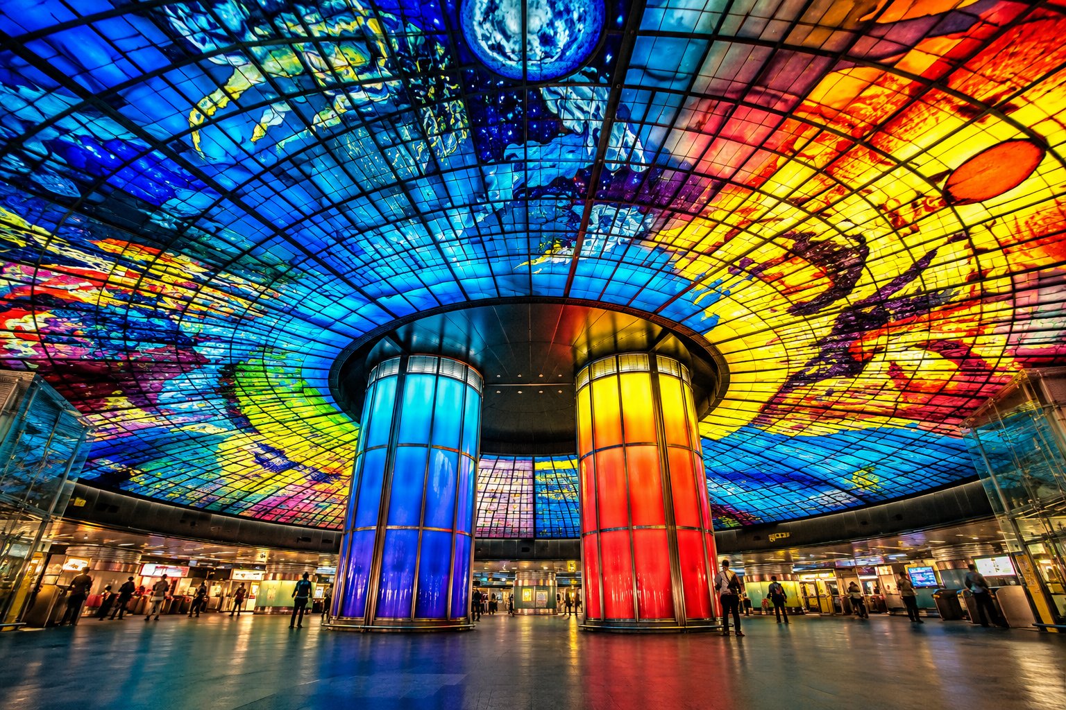 Dome of Light, Kaohsiung/Taiwan: A Rainbow Beneath the City - Travel Story