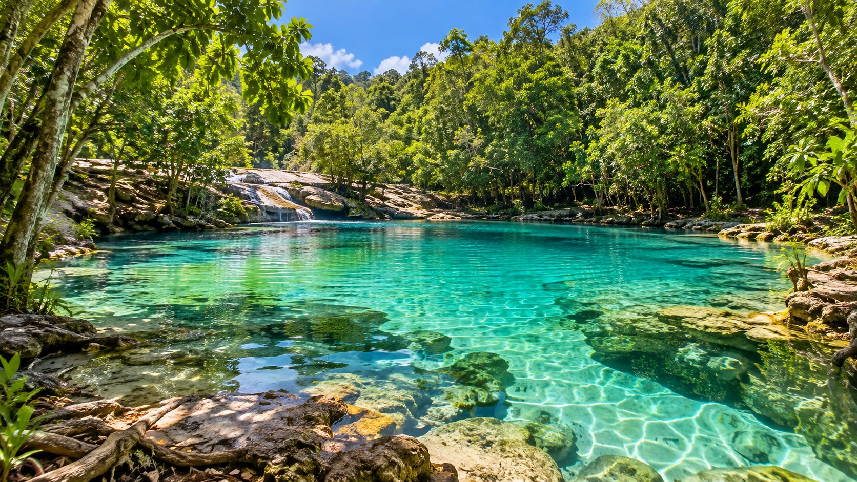 Emerald Pool (Sa Morakot), Krabi, Thailand: Where the Rainforest Turns Into a Pool of Green Light - Travel Story
