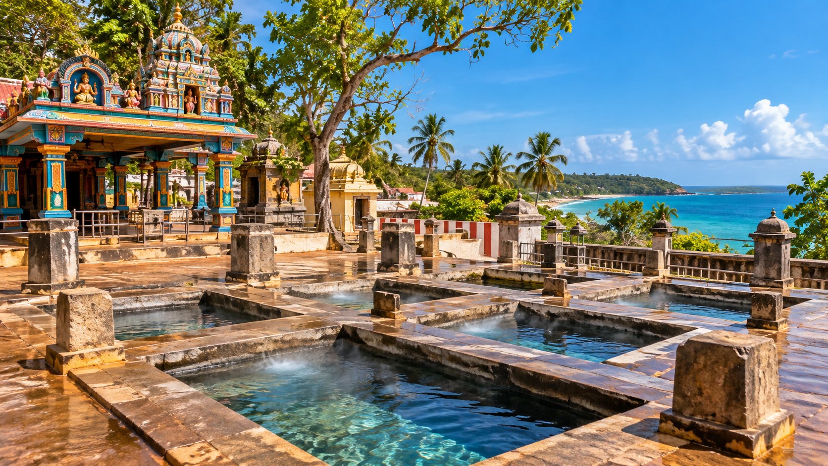 Kanniya Hot Water Wells, Trincomalee/Sri Lanka: Where Warm Springs Meet Ancient Stories and the Sea - Travel Story