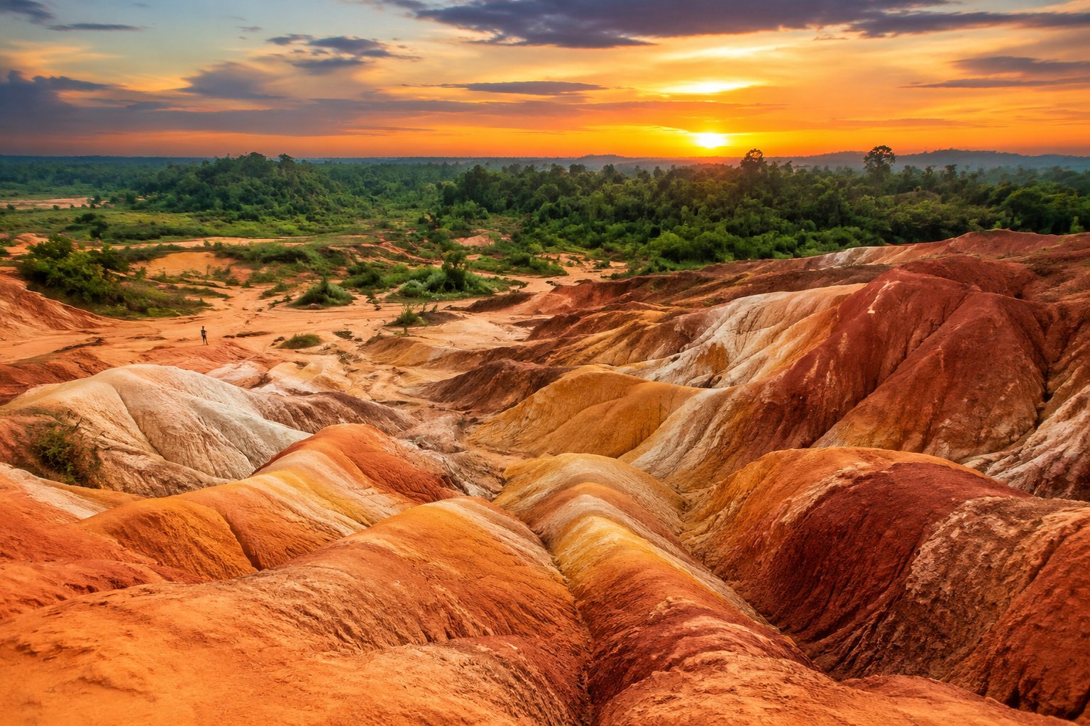 Rainbow Hills Rumbai, Pekanbaru/Indonesia: A Colorful Hidden Landscape Where Nature Paints Its Own Story - Travel Story