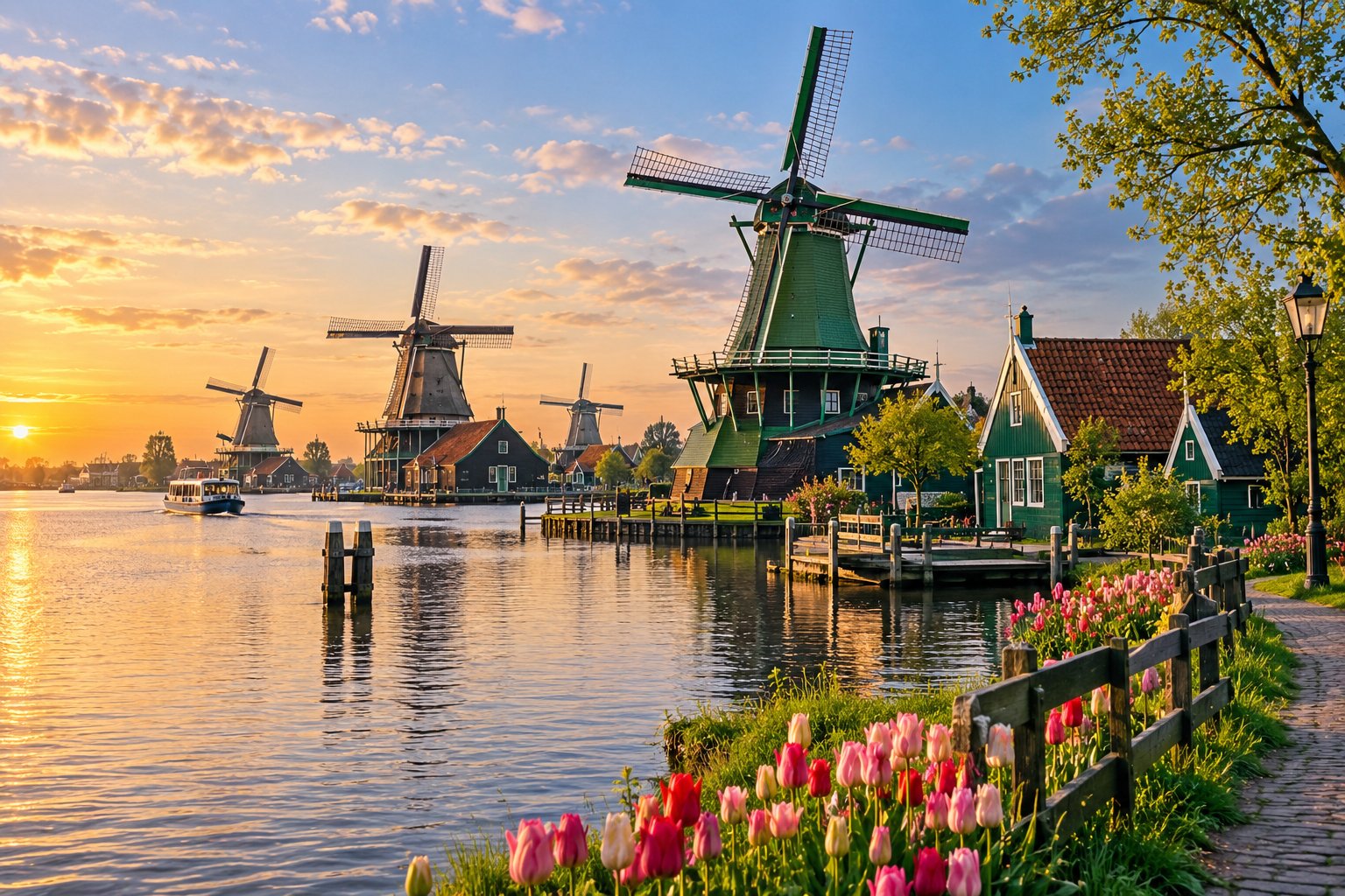 Zaanse Schans, Zaandam/Netherlands: Where Windmills Whisper Across the Dutch Countryside - Travel Story
